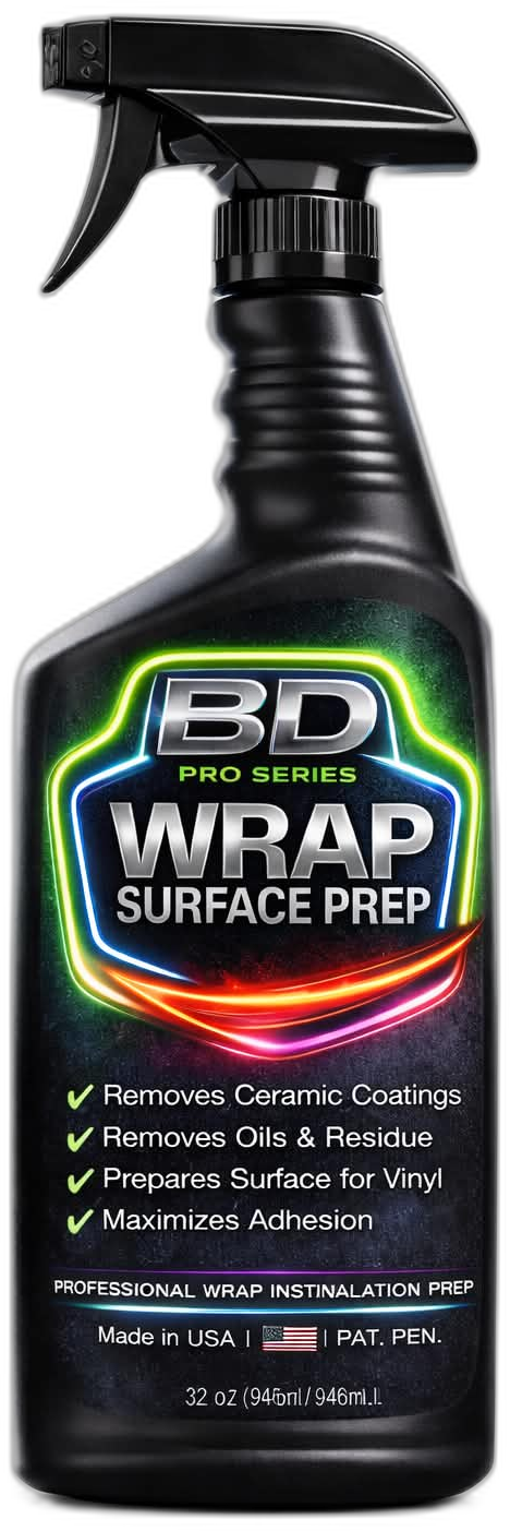 BD Ceramic Pro vinyl wrap surface prep, 32oz spray bottle